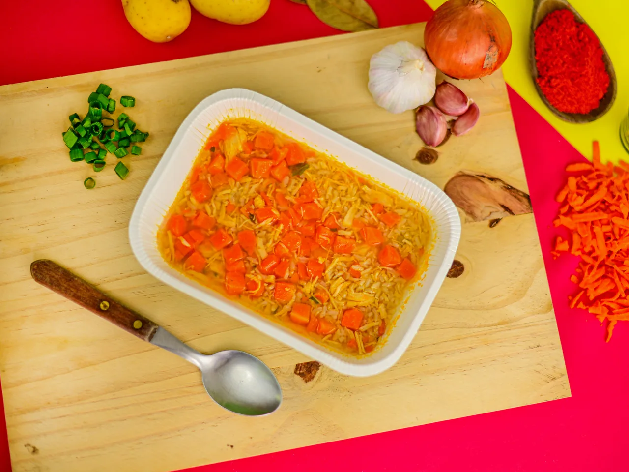 Sopa de legumes com macarrão — linha Sopas da Light Food Way